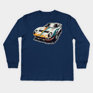 Lamborghini Miura Kids Long Sleeve T-Shirt